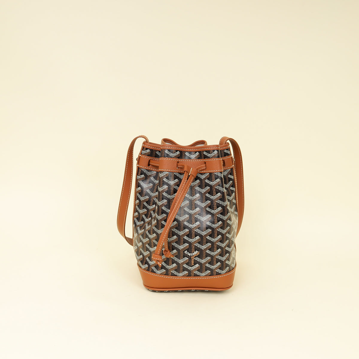 Goyard Bicolor Goyardine Petit Flot Bucket Bag-Goyard-THE CLOSET