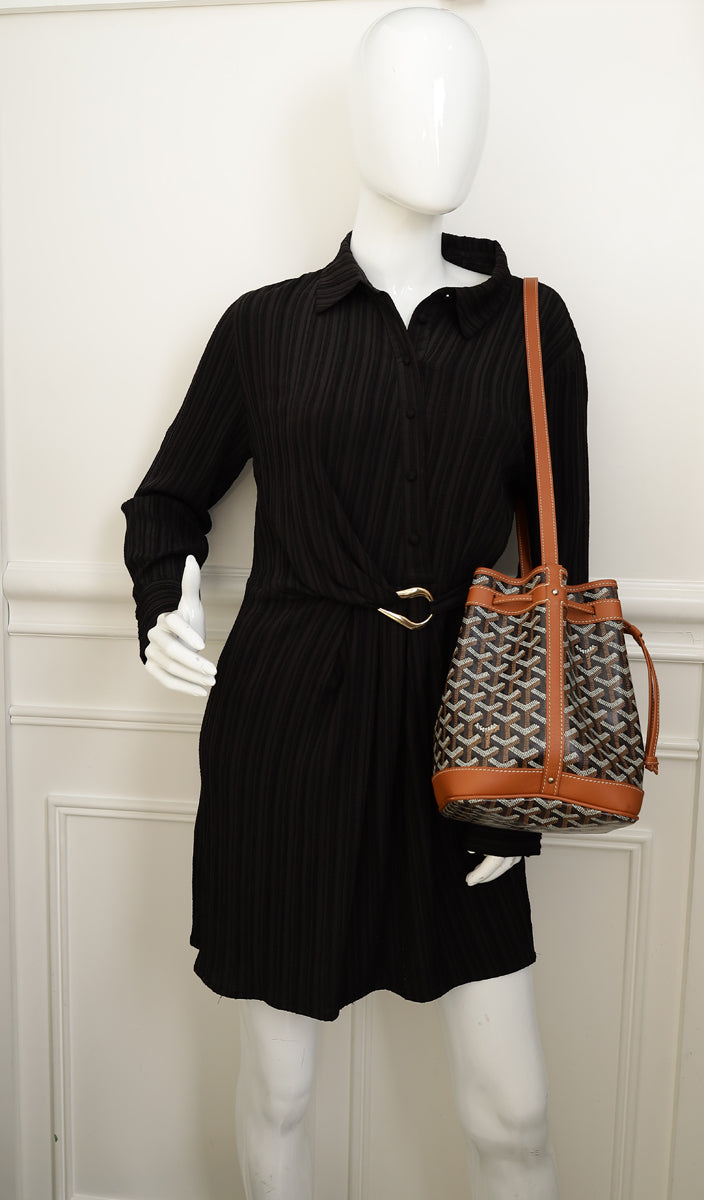 Goyard Bicolor Goyardine Petit Flot Bucket Bag-Goyard-THE CLOSET