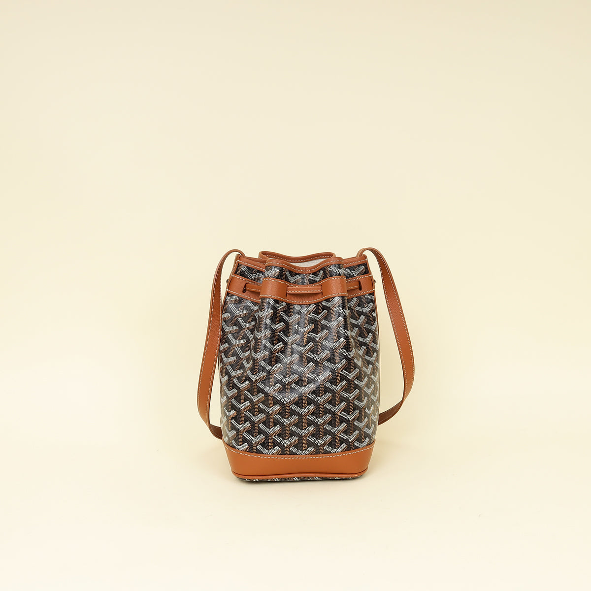 Goyard Bicolor Goyardine Petit Flot Bucket Bag-Goyard-THE CLOSET