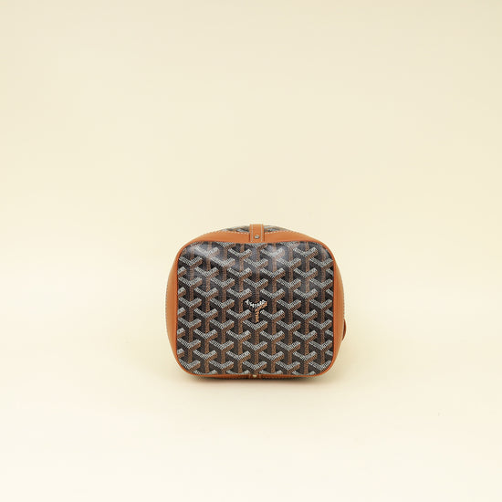 Goyard Bicolor Goyardine Petit Flot Bucket Bag-Goyard-THE CLOSET