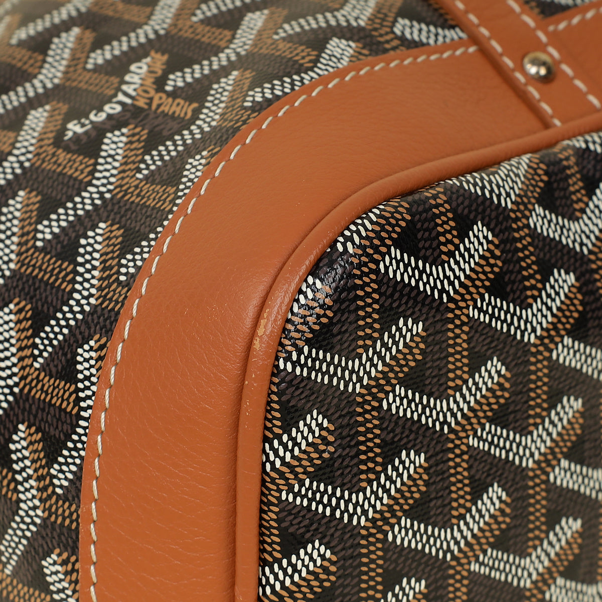 Goyard Bicolor Goyardine Petit Flot Bucket Bag-Goyard-THE CLOSET