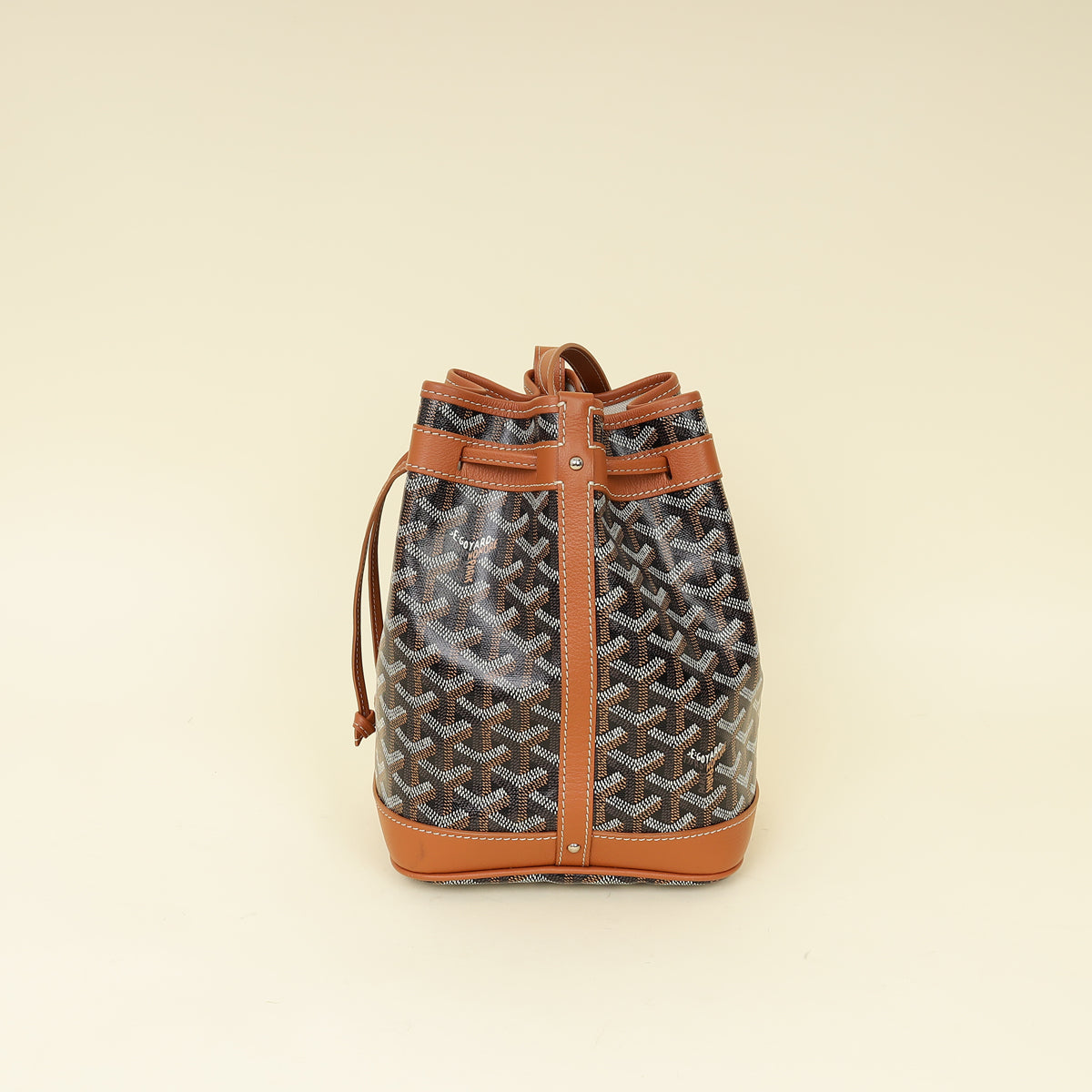 Goyard Bicolor Goyardine Petit Flot Bucket Bag-Goyard-THE CLOSET
