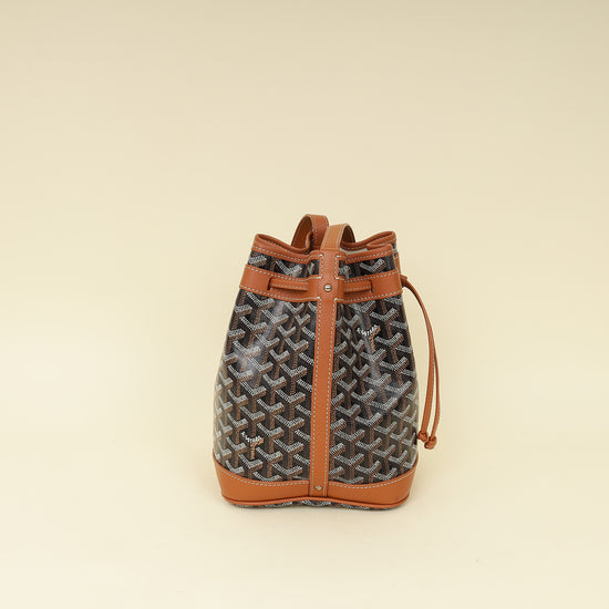 Goyard Bicolor Goyardine Petit Flot Bucket Bag-Goyard-THE CLOSET