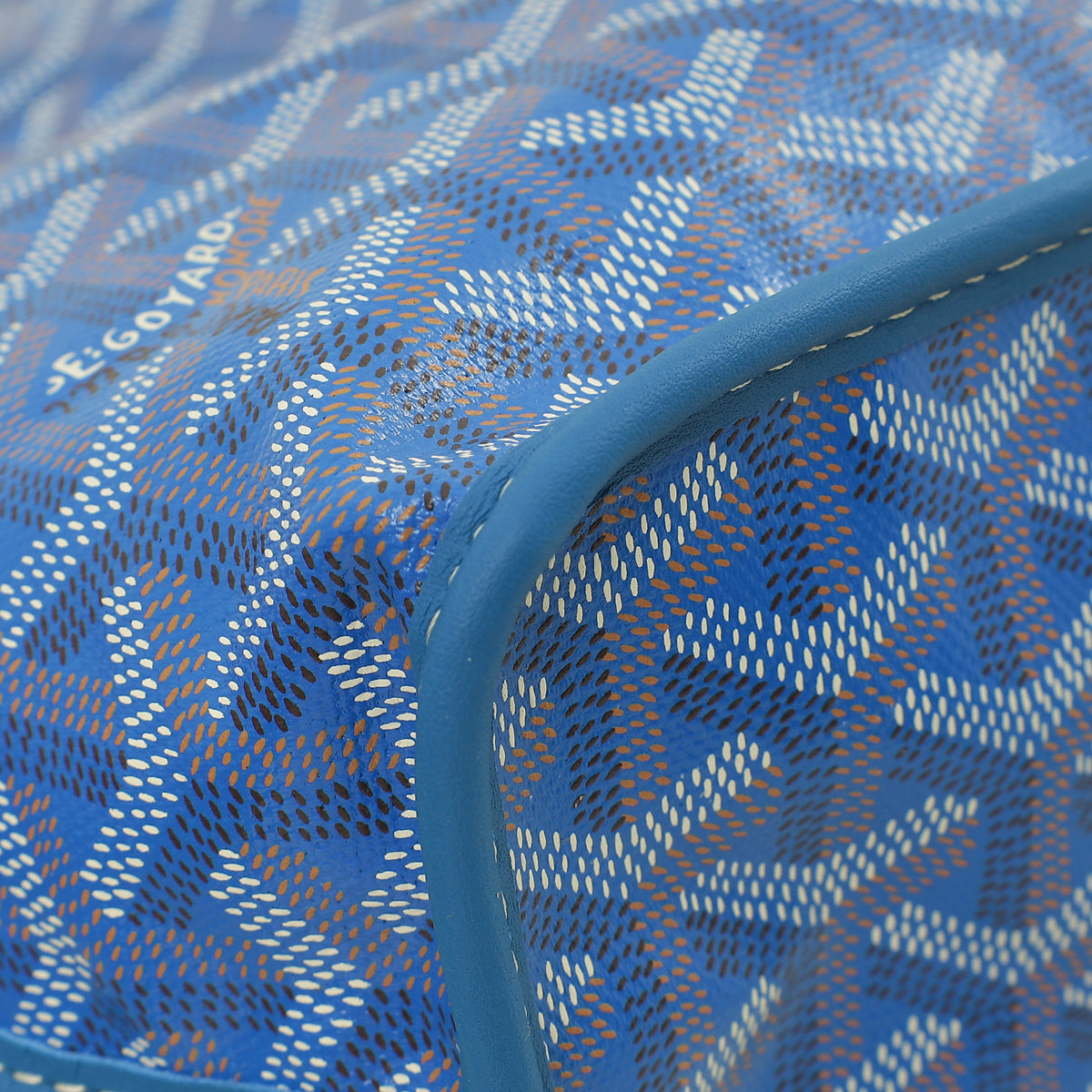 Goyard Blue Ciel Reversible Anjou Mini Bag