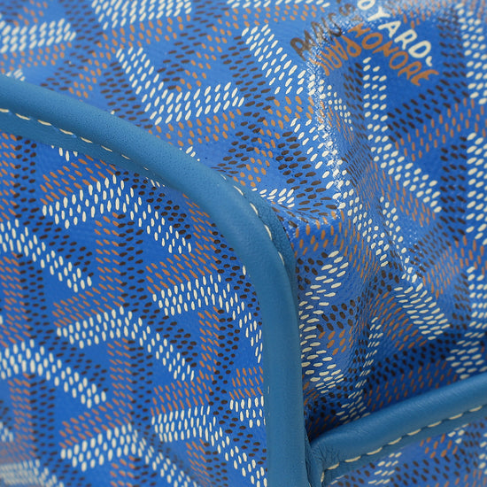 Goyard Blue Ciel Reversible Anjou Mini Bag