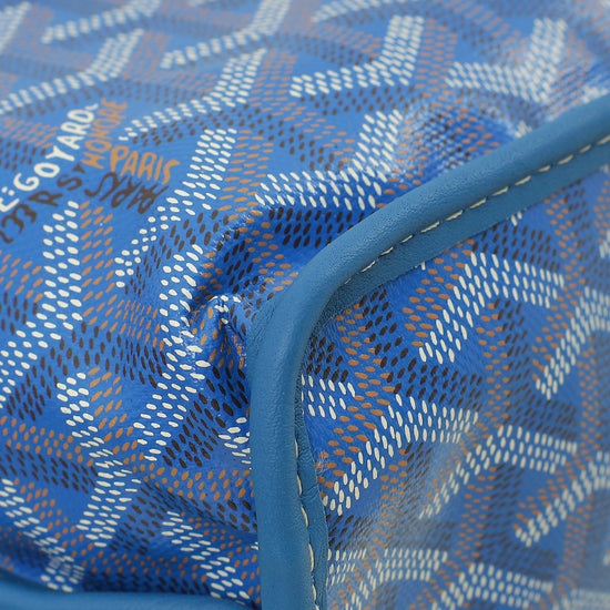 Goyard Blue Ciel Reversible Anjou Mini Bag