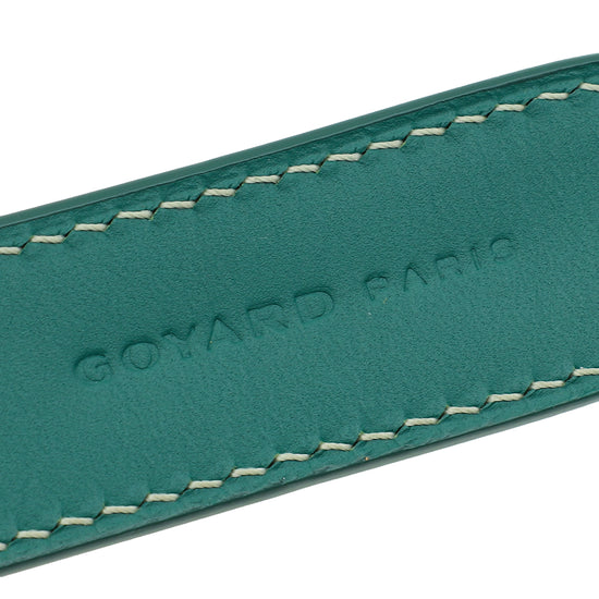 Goyard Green Goyardine Dog Collar