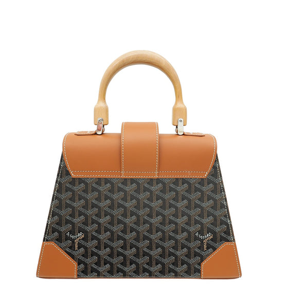 Goyard Tan Goyardine Saigon PM Structure Bag