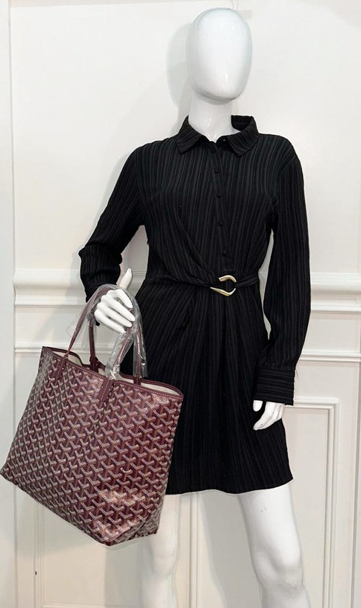 Goyard Bordeaux Goyardine Saint Louis PM Bag – THE CLOSET