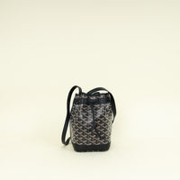 Goyard Black Goyardine Petit Flot PM Bucket Bag