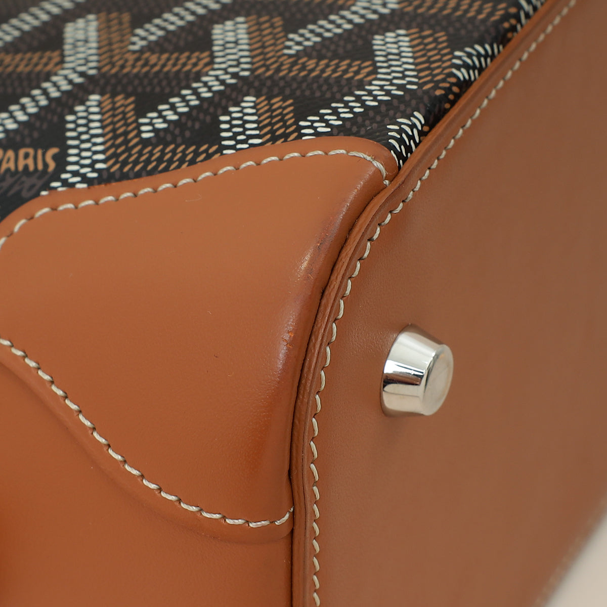 Goyard Bicolor Goyardine Vendome Mini Bag-Goyard-THE CLOSET