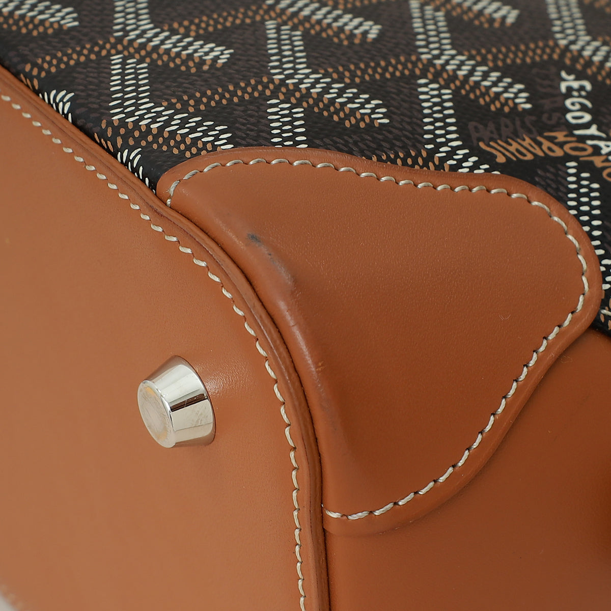 Goyard Bicolor Goyardine Vendome Mini Bag-Goyard-THE CLOSET