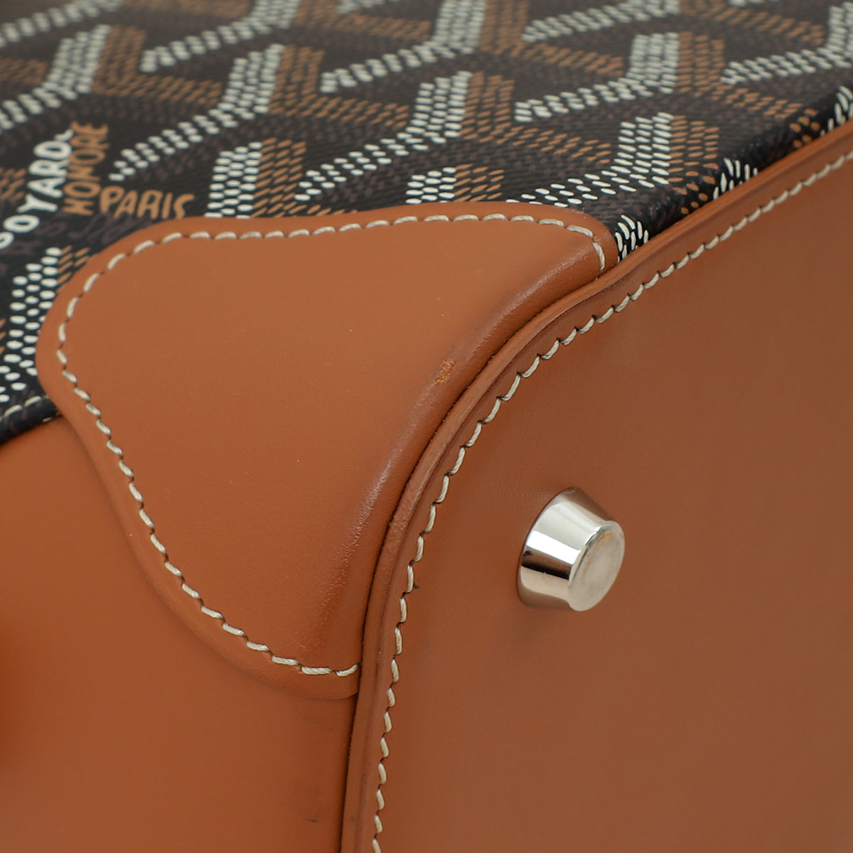 Goyard Bicolor Goyardine Vendome Mini Bag-Goyard-THE CLOSET