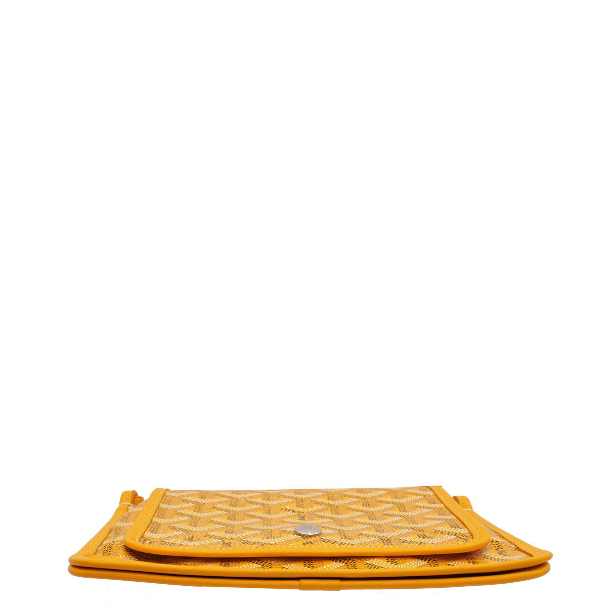 Goyard Yellow Goyardine Plumet Wallet Clutch