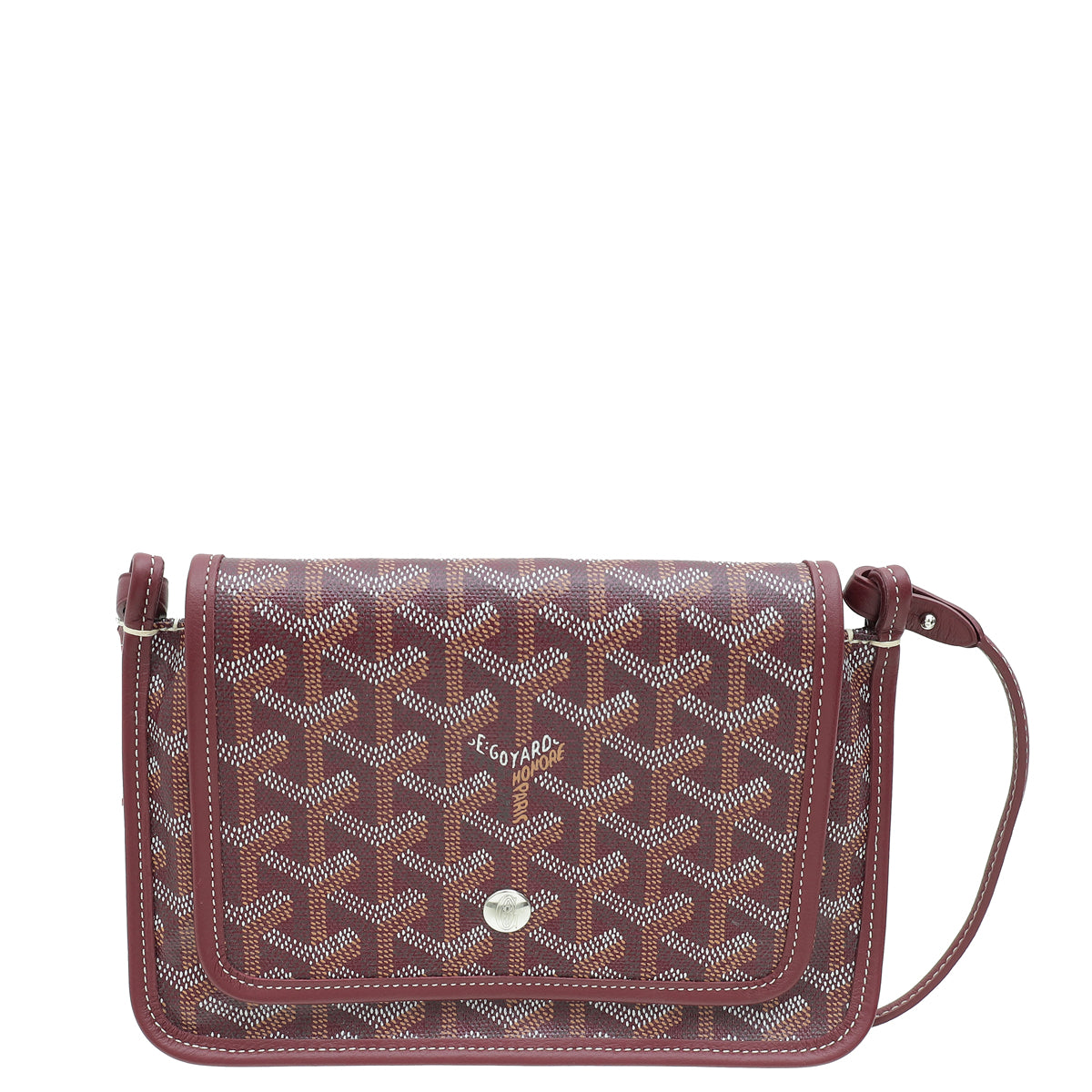 Goyard Burgundy Goyardine Plumet Wallet Clutch-Goyard-THE CLOSET