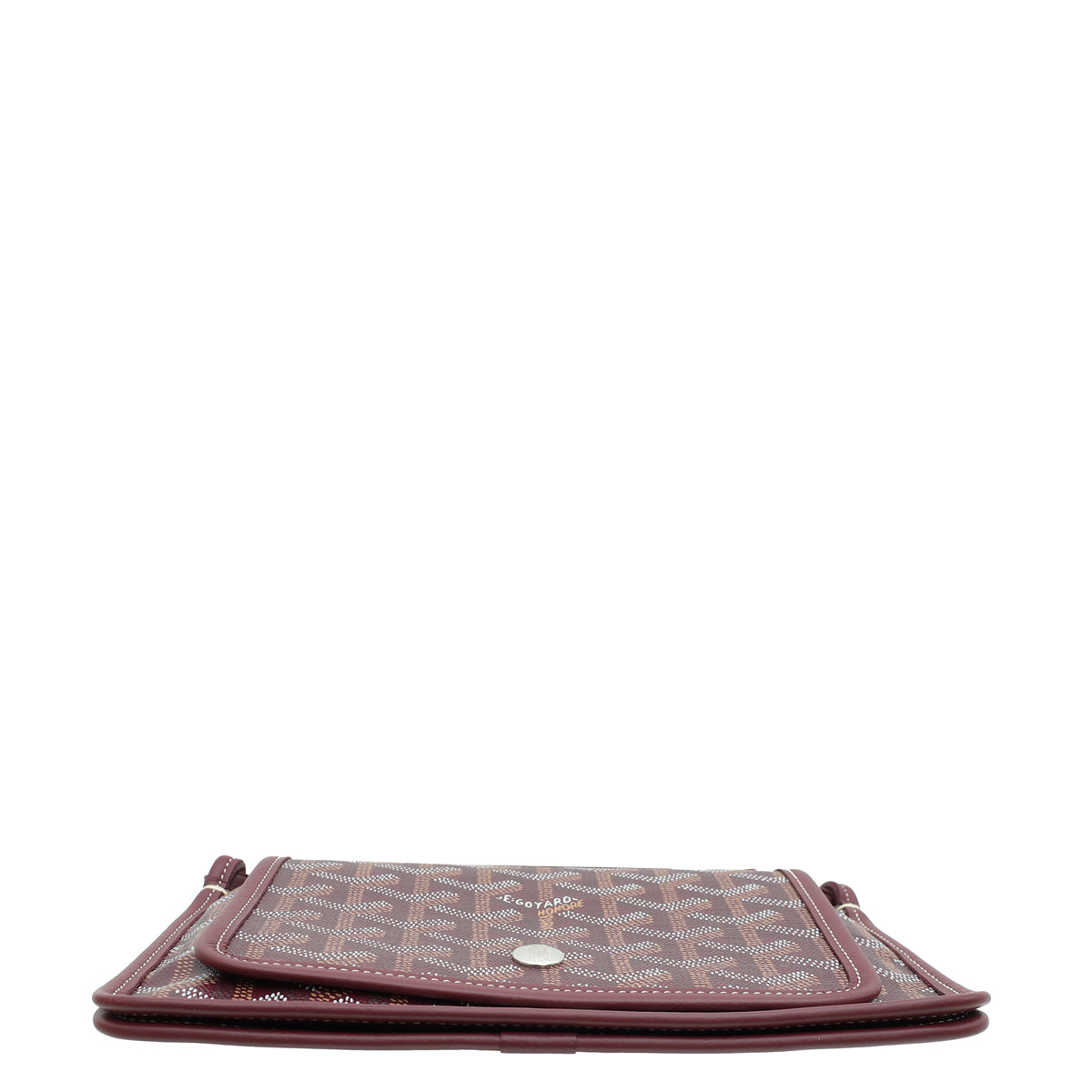 Goyard Burgundy Goyardine Plumet Wallet Clutch