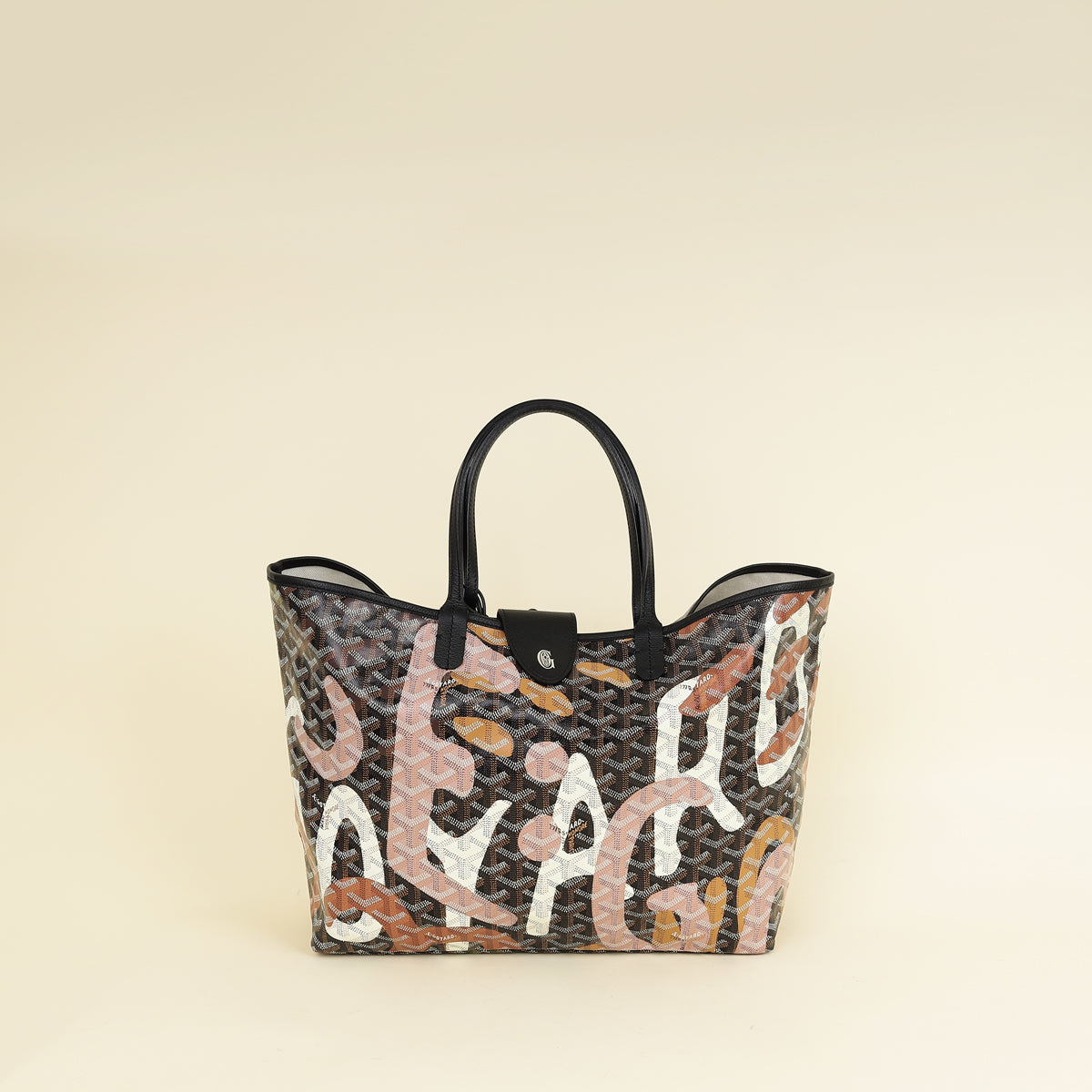 Goyard Black Multicolor Ltd. Ed. Lettres Camouflage Saint Louis PM Bag-Goyard-THE CLOSET