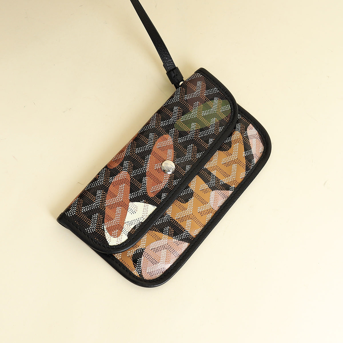 Goyard Black Multicolor Ltd. Ed. Lettres Camouflage Saint Louis PM Bag-Goyard-THE CLOSET