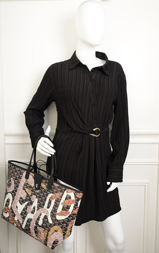 Goyard Black Multicolor Ltd. Ed. Lettres Camouflage Saint Louis PM Bag-Goyard-THE CLOSET