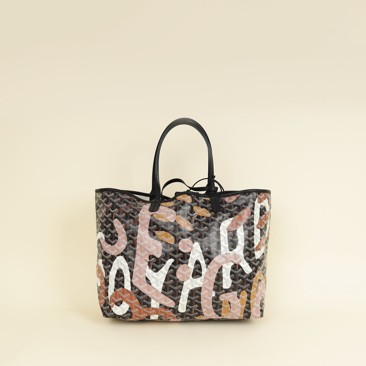 Goyard Black Multicolor Ltd. Ed. Lettres Camouflage Saint Louis PM Bag-Goyard-THE CLOSET