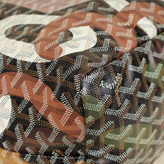 Goyard Black Multicolor Ltd. Ed. Lettres Camouflage Saint Louis PM Bag-Goyard-THE CLOSET