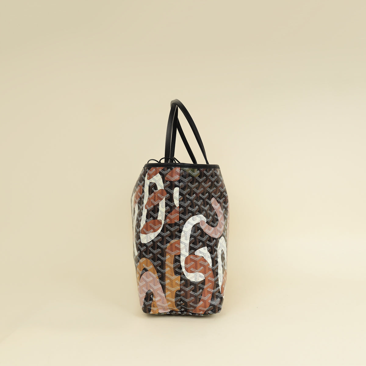 Goyard Black Multicolor Ltd. Ed. Lettres Camouflage Saint Louis PM Bag-Goyard-THE CLOSET