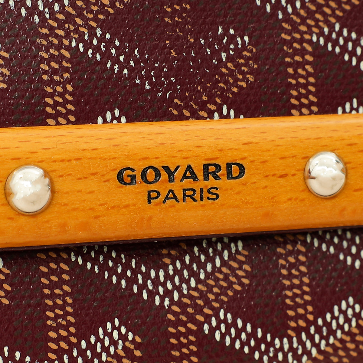 Goyard Burgundy Goyardine Monte Carlo PM Strap Clutch Bag-Goyard-THE CLOSET