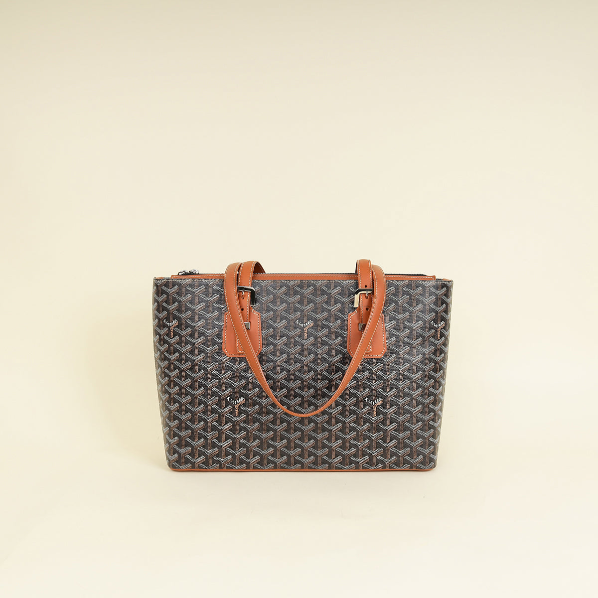 Goyard Bicolor Goyardine Okinawa PM Tote Bag-Goyard-THE CLOSET