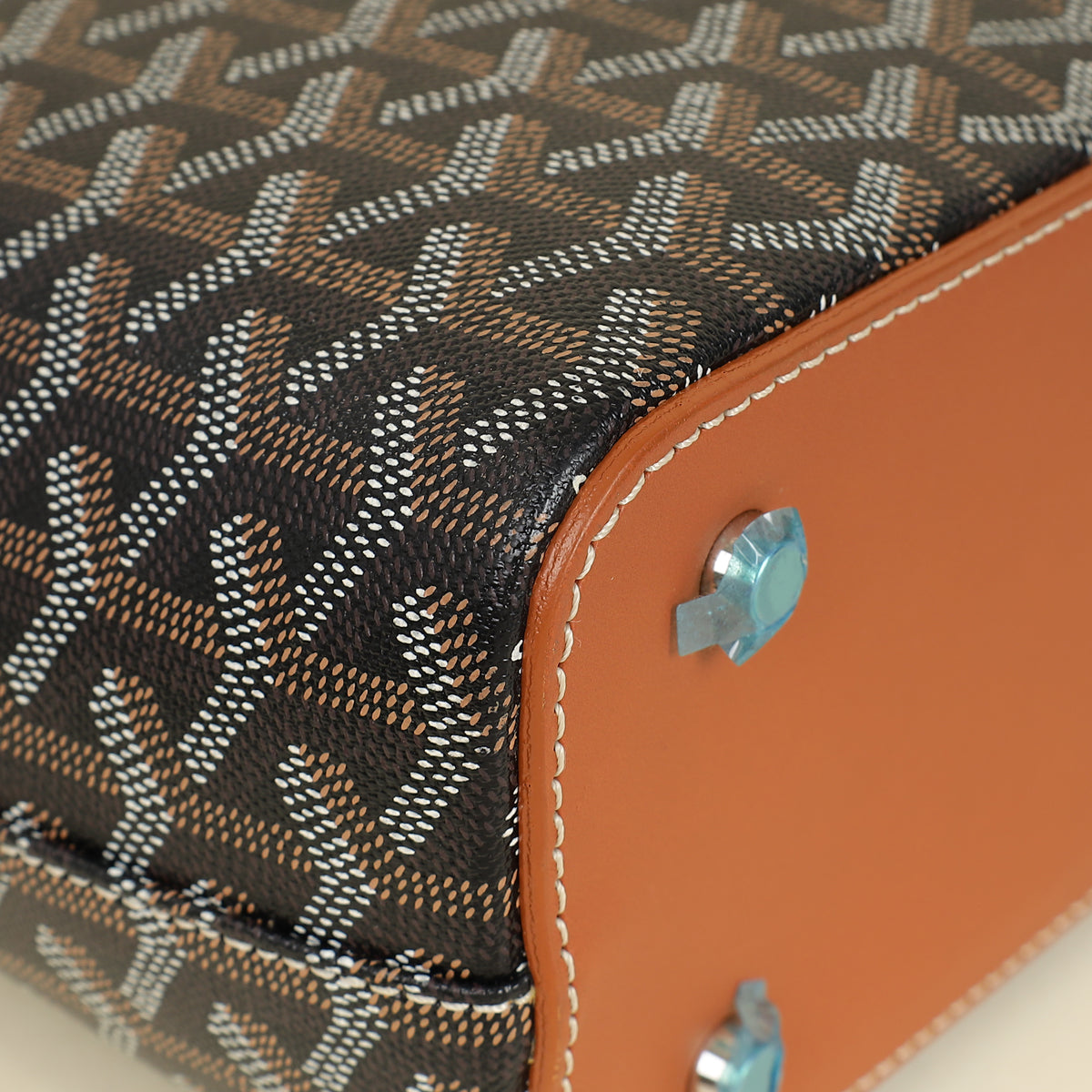 Goyard Bicolor Goyardine Okinawa PM Tote Bag-Goyard-THE CLOSET