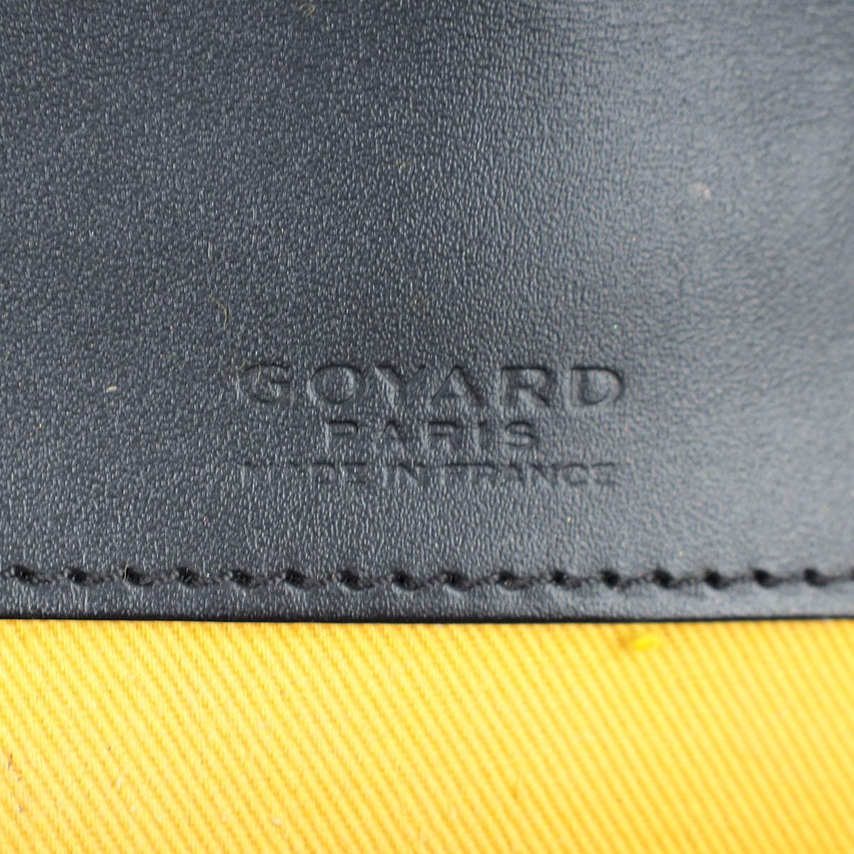 Goyard Black Goyardine Monte Carlo PM Clutch