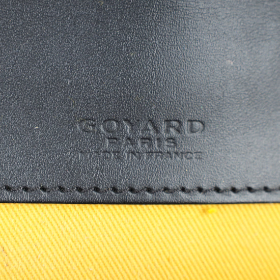 Goyard Black Goyardine Monte Carlo PM Clutch
