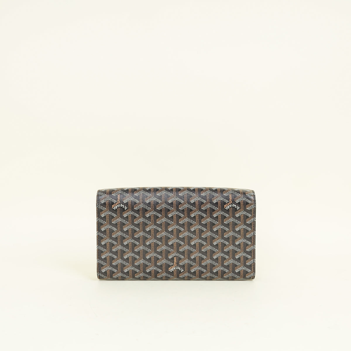 Goyard Black Goyardine Monte Carlo PM Clutch