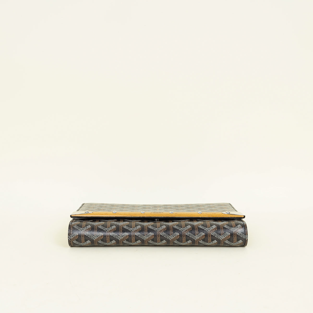 Goyard Black Goyardine Monte Carlo PM Clutch