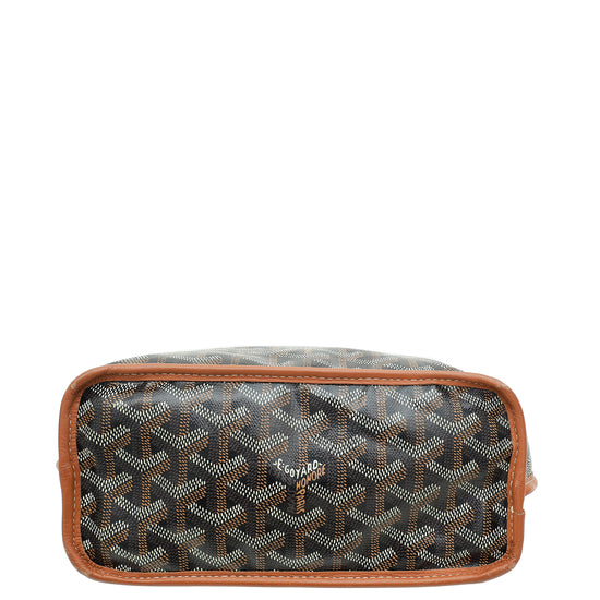 Goyard Bicolor Goyardine Anjou Mini Reversible Bag