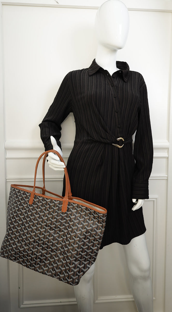 Goyard Bicolor Goyardine Saint Louis PM Bag