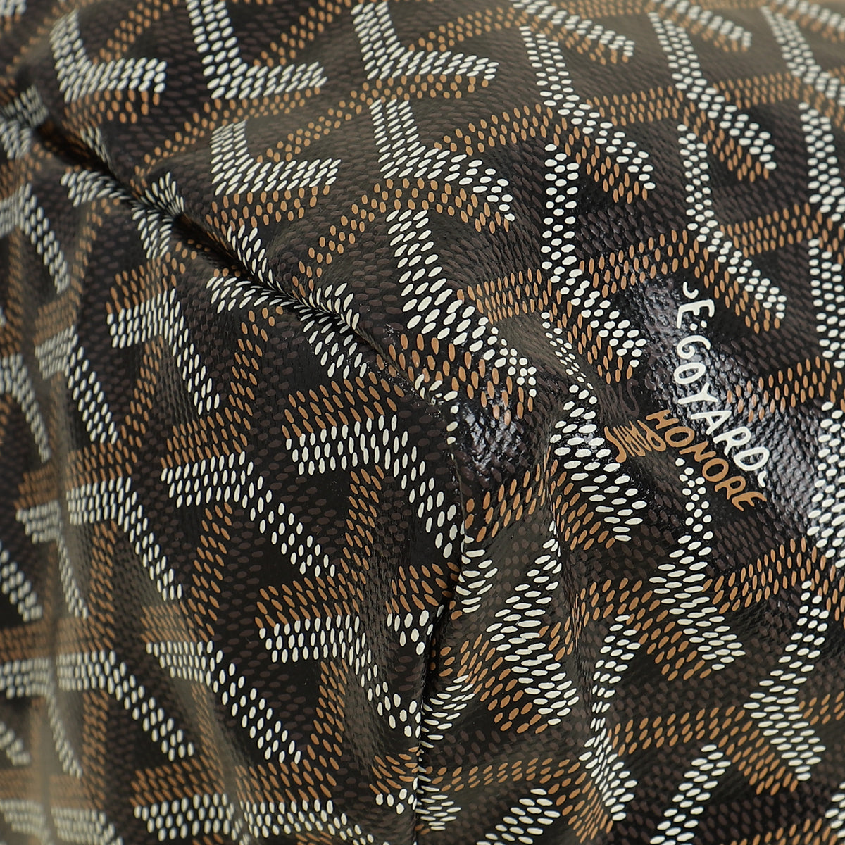 Goyard Bicolor Goyardine Saint Louis PM Bag