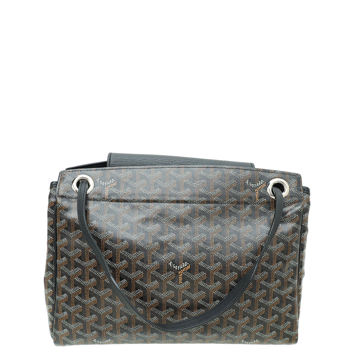 Goyard Black Goyardine Rouette Souple Tote Bag-Goyard-THE CLOSET