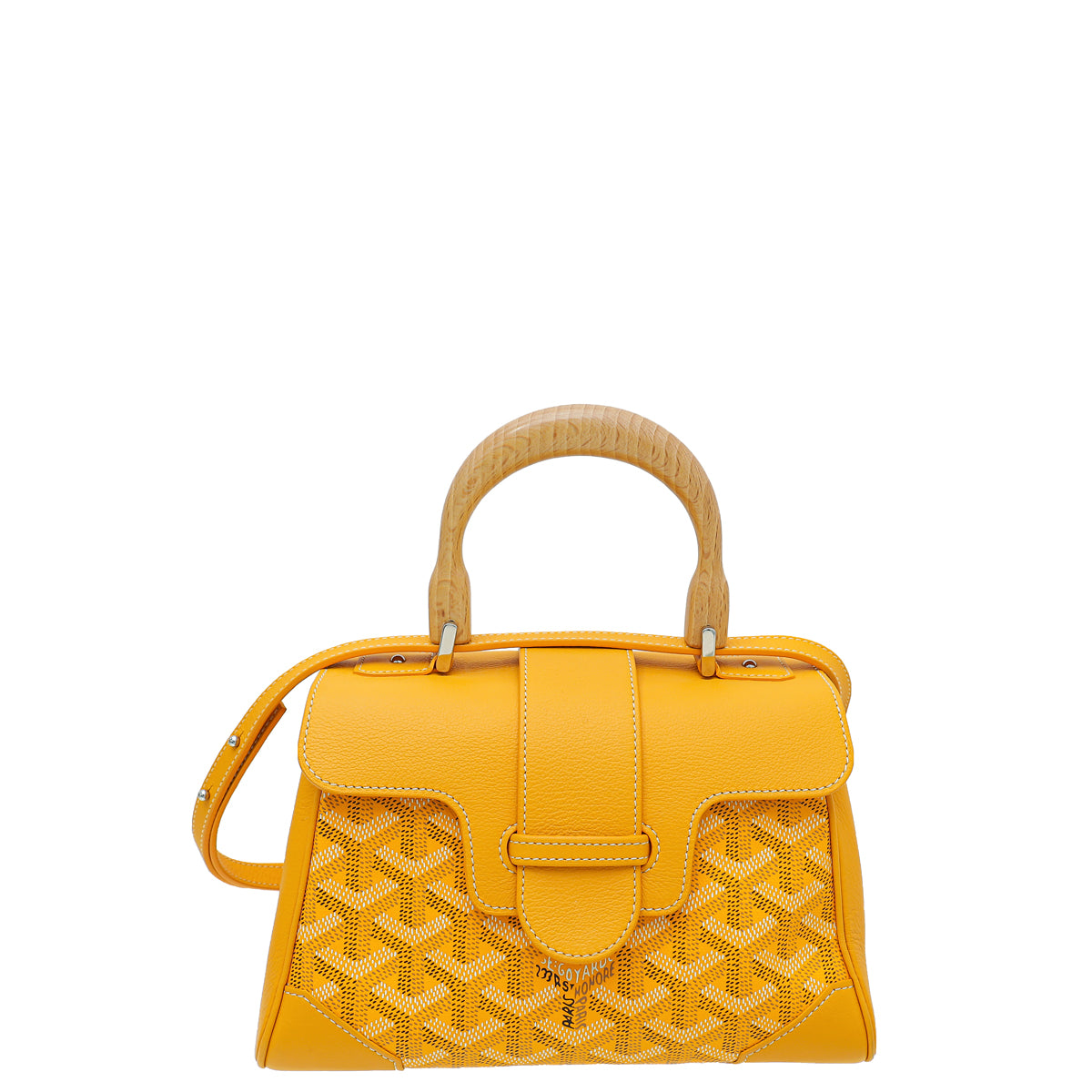 Goyard Yellow Goyardine Souple Saigon Mini Bag-Goyard-THE CLOSET