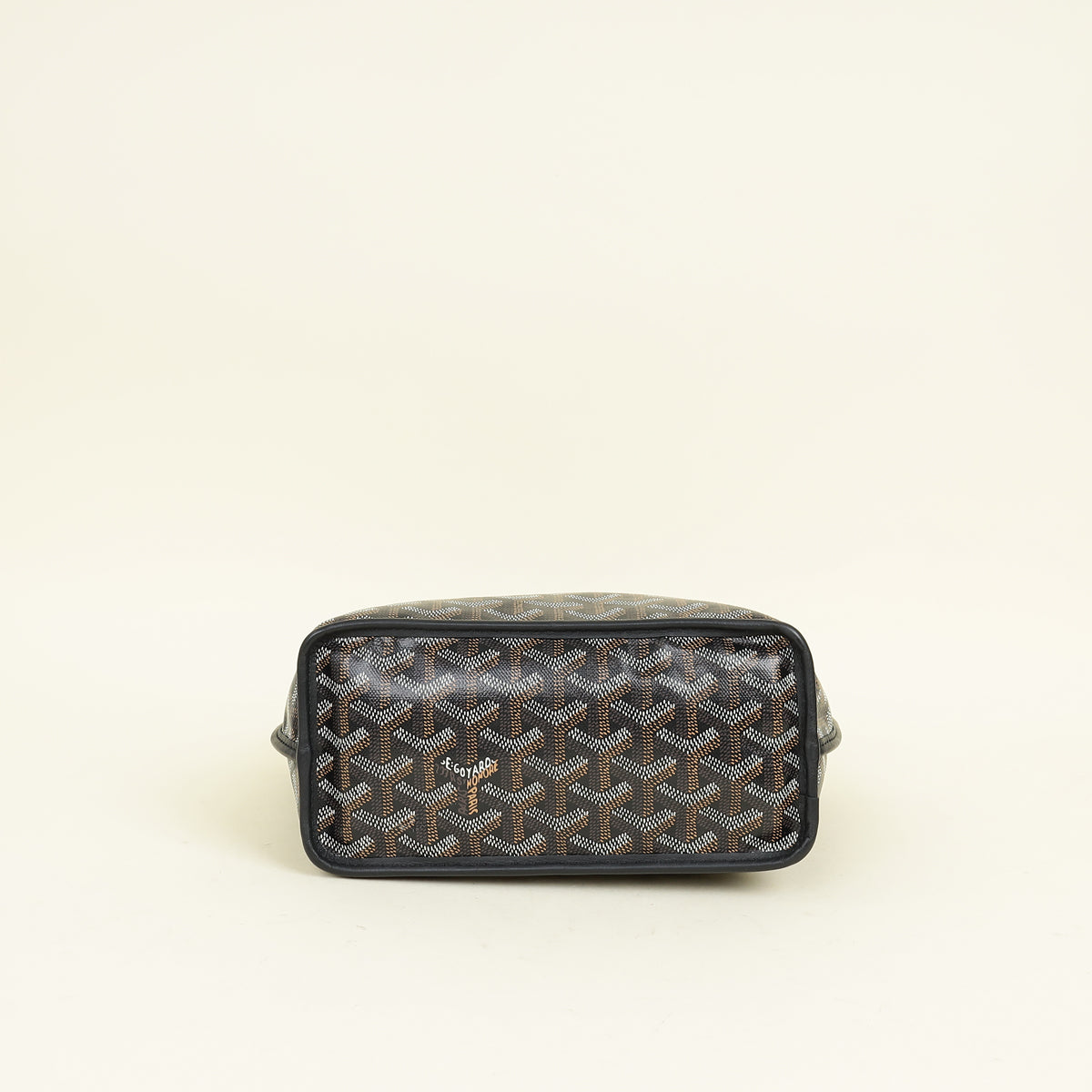 Goyard Black Goyardine Mini Anjou Reversible Bag