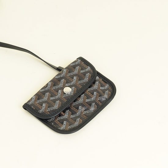 Goyard Black Goyardine Mini Anjou Reversible Bag