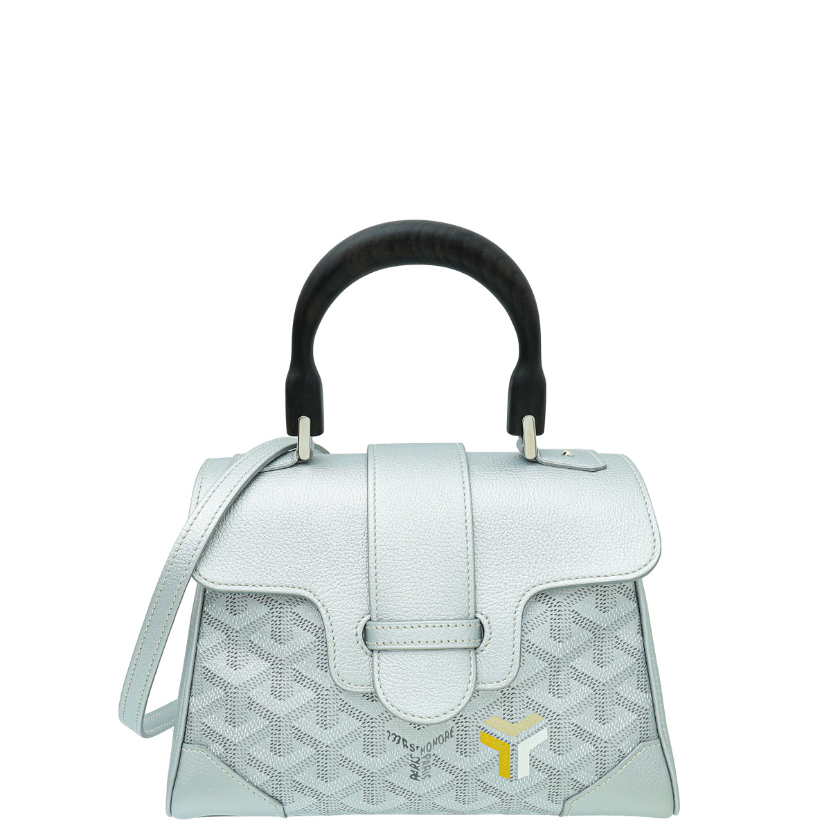 Goyard Metallic Gray Ltd. Ed. Souple Mini Saigon Bag-Goyard-THE CLOSET