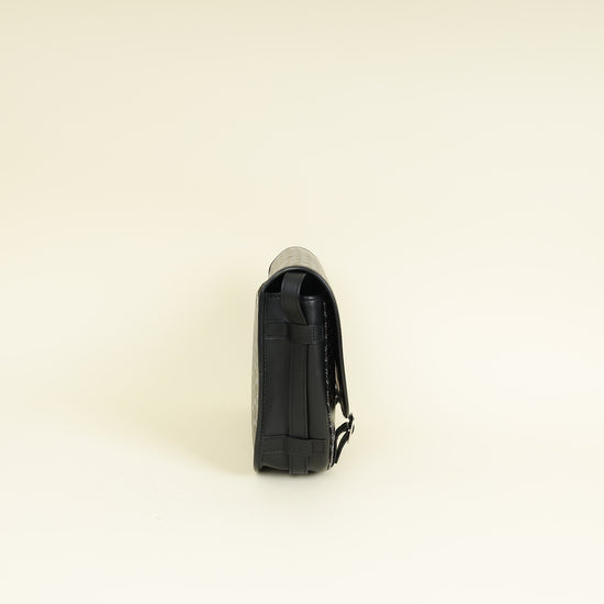 Goyard Black Goyardine MM Belvedere Messenger Bag