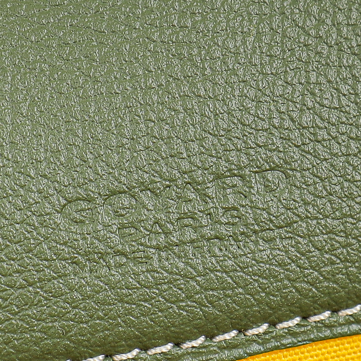 Goyard Khaki Goyardine Belvedere PM Messenger Bag