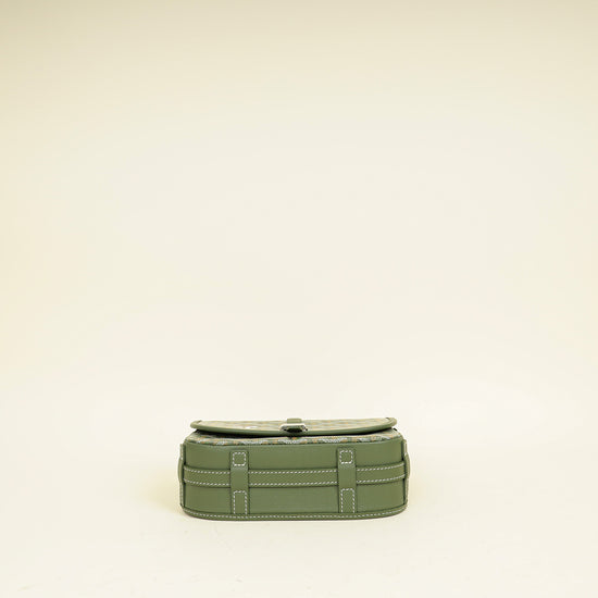 Goyard Khaki Goyardine Belvedere PM Messenger Bag