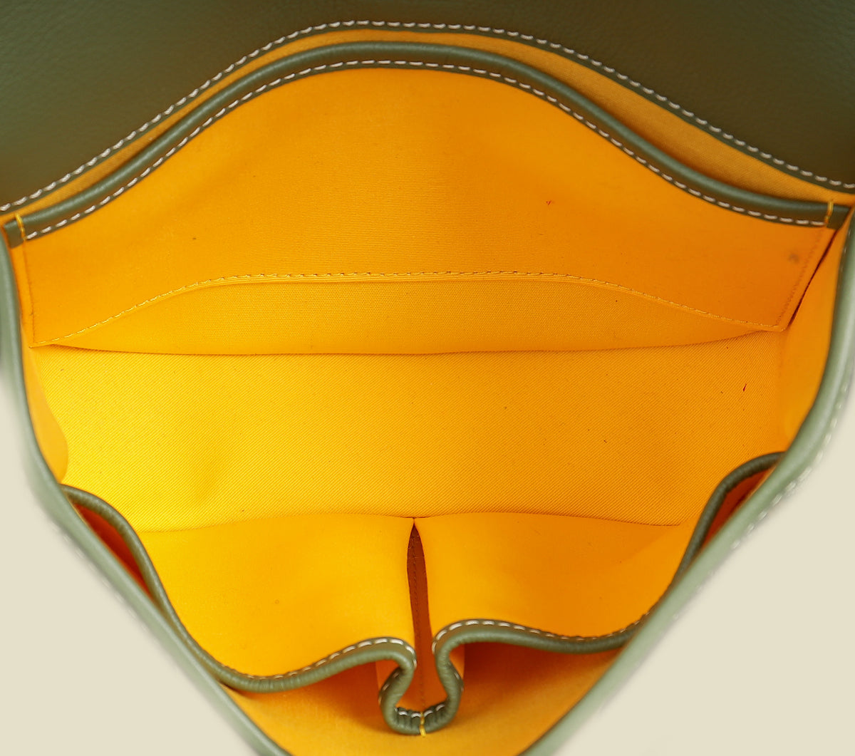 Goyard Khaki Goyardine Belvedere PM Messenger Bag