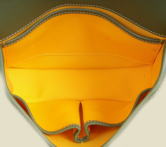 Goyard Khaki Goyardine Belvedere PM Messenger Bag