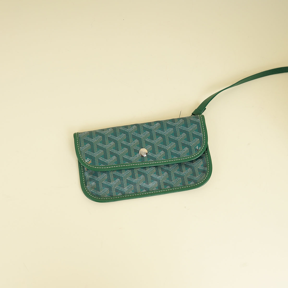 Goyard Green Goyardine Saint Louis GM Bag
