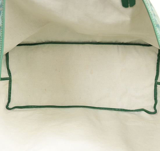 Goyard Green Goyardine Saint Louis GM Bag