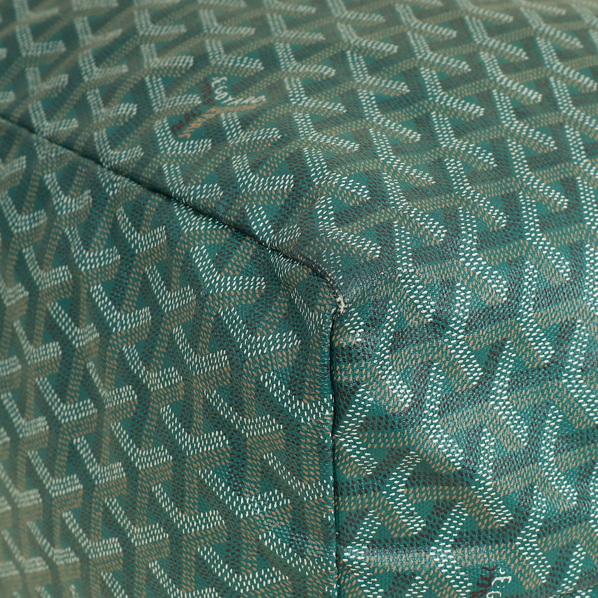 Goyard Green Goyardine Saint Louis GM Bag