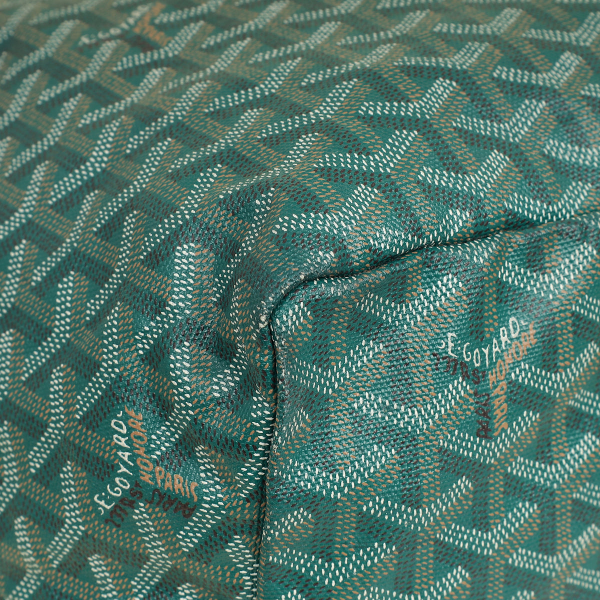 Goyard Green Goyardine Saint Louis GM Bag